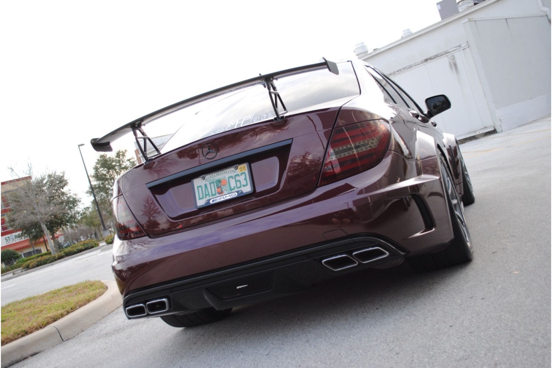 Boca Carbon Heckflügel GT-Style für Mercedes Benz C-Klasse W204 C200|C250|C300|C63 AMG|C63S AMG Limousine (3) 