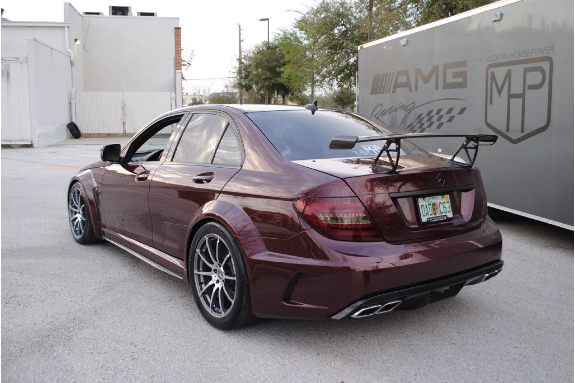 Boca Carbon Heckflügel GT-Style für Mercedes Benz C-Klasse W204 C200|C250|C300|C63 AMG|C63S AMG Limousine (4) 