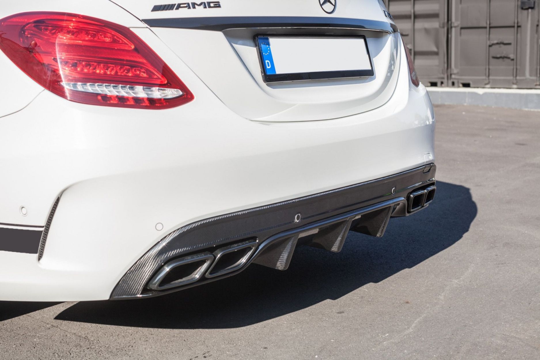 Boca Carbon Diffusor Race für Mercedes W205 C63 (6) 