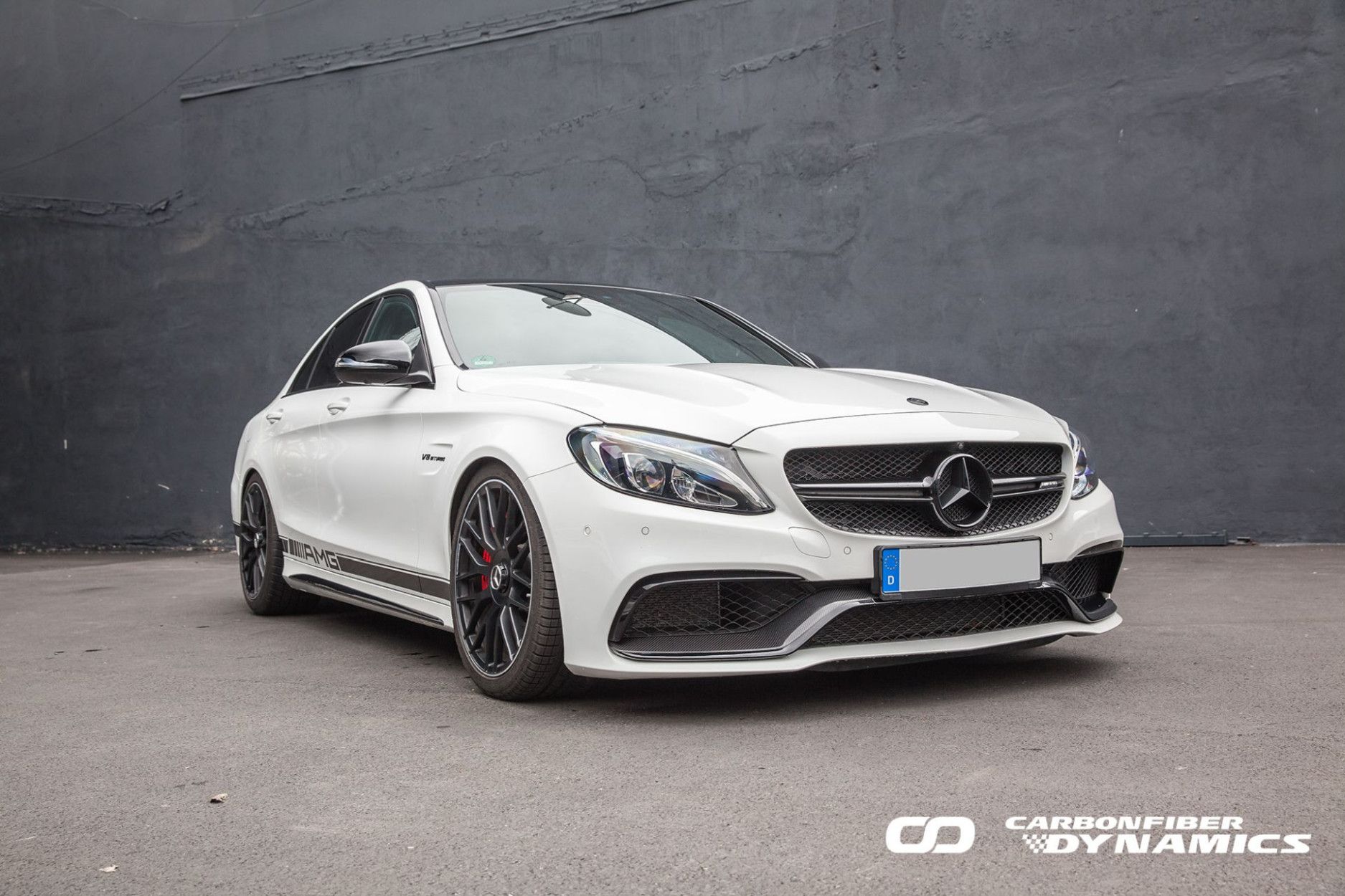 Boca Carbon Front-Einsatz 3-teilig Edition 1 Style für Mercedes Benz C-Klasse W205 C63 AMG|C63S AMG Vorfacelift (3) 