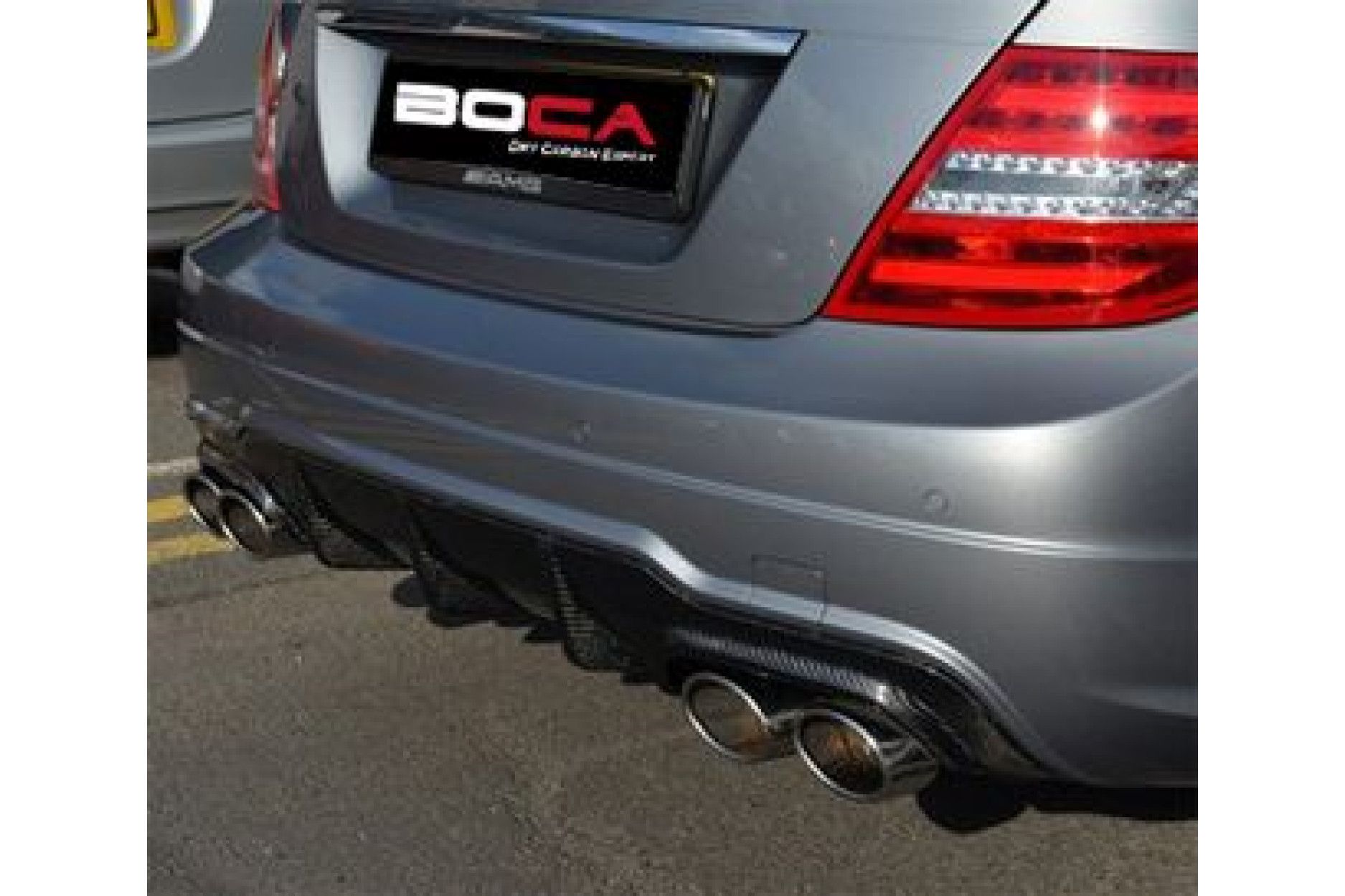 Boca Carbon Diffusor Fur Mercedes Benz W204 C63 Amg Vfl Fl Online Kaufen Bei Cfd