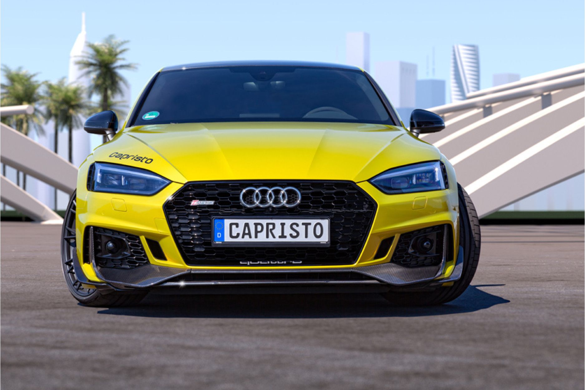 Capristo Carbon Frontlippe fuer Audi B9 RS5