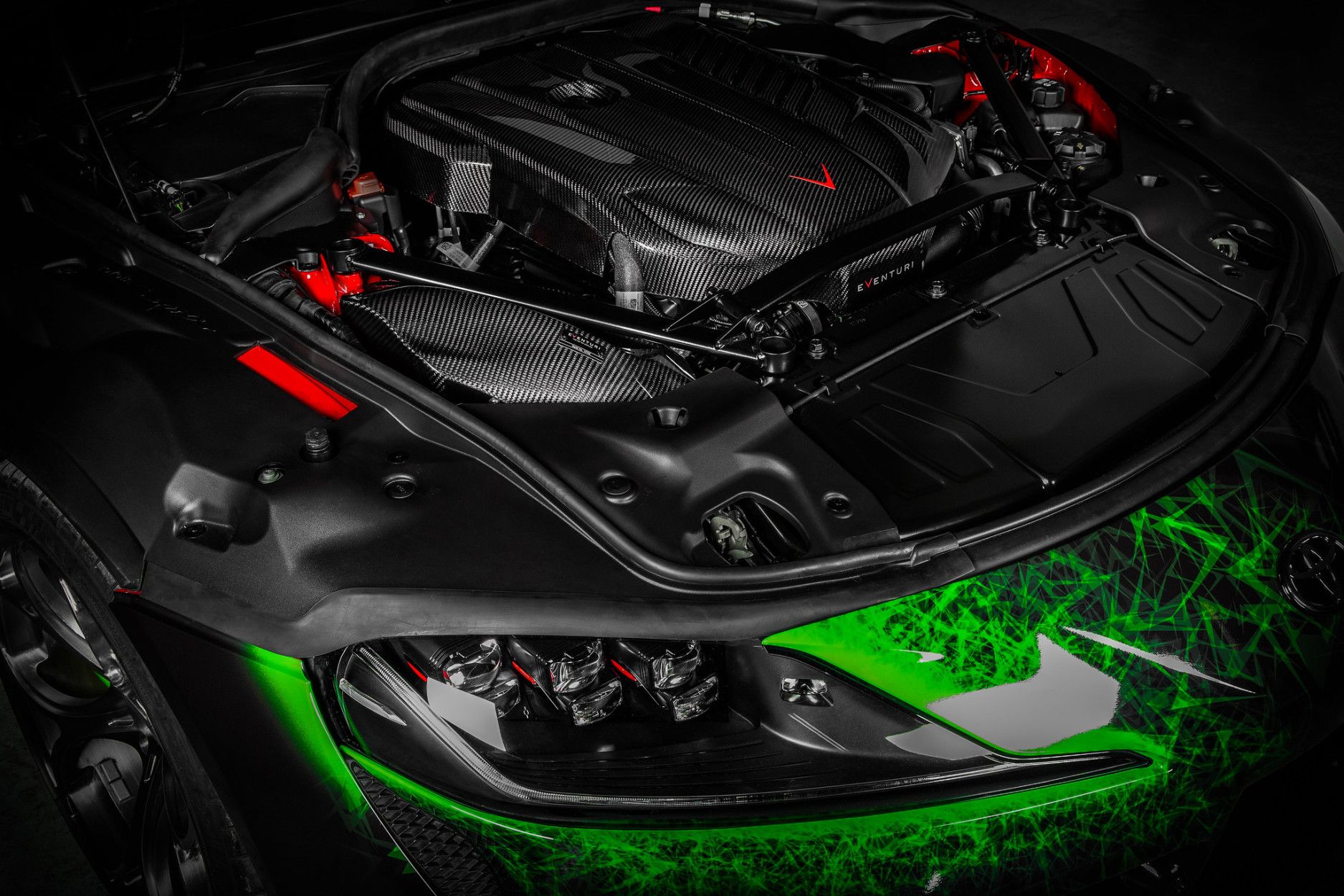 Eventuri Carbon Ansaugsystem für Toyota Supra MK5 A90 2020+ (19) 