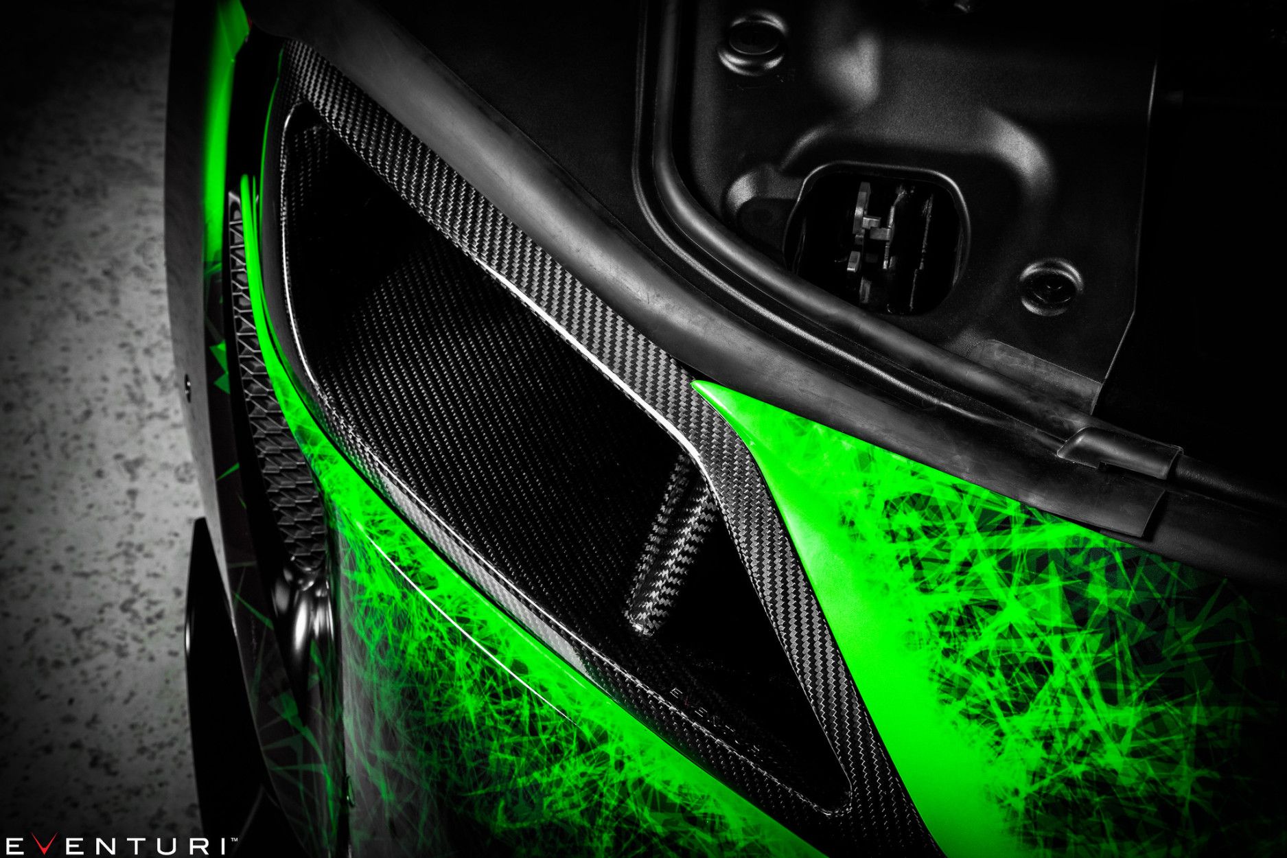 Eventuri Carbon Scheinwerfer-Luftkanal Headlamp duct für Toyota Supra MK5 A90 (8) 