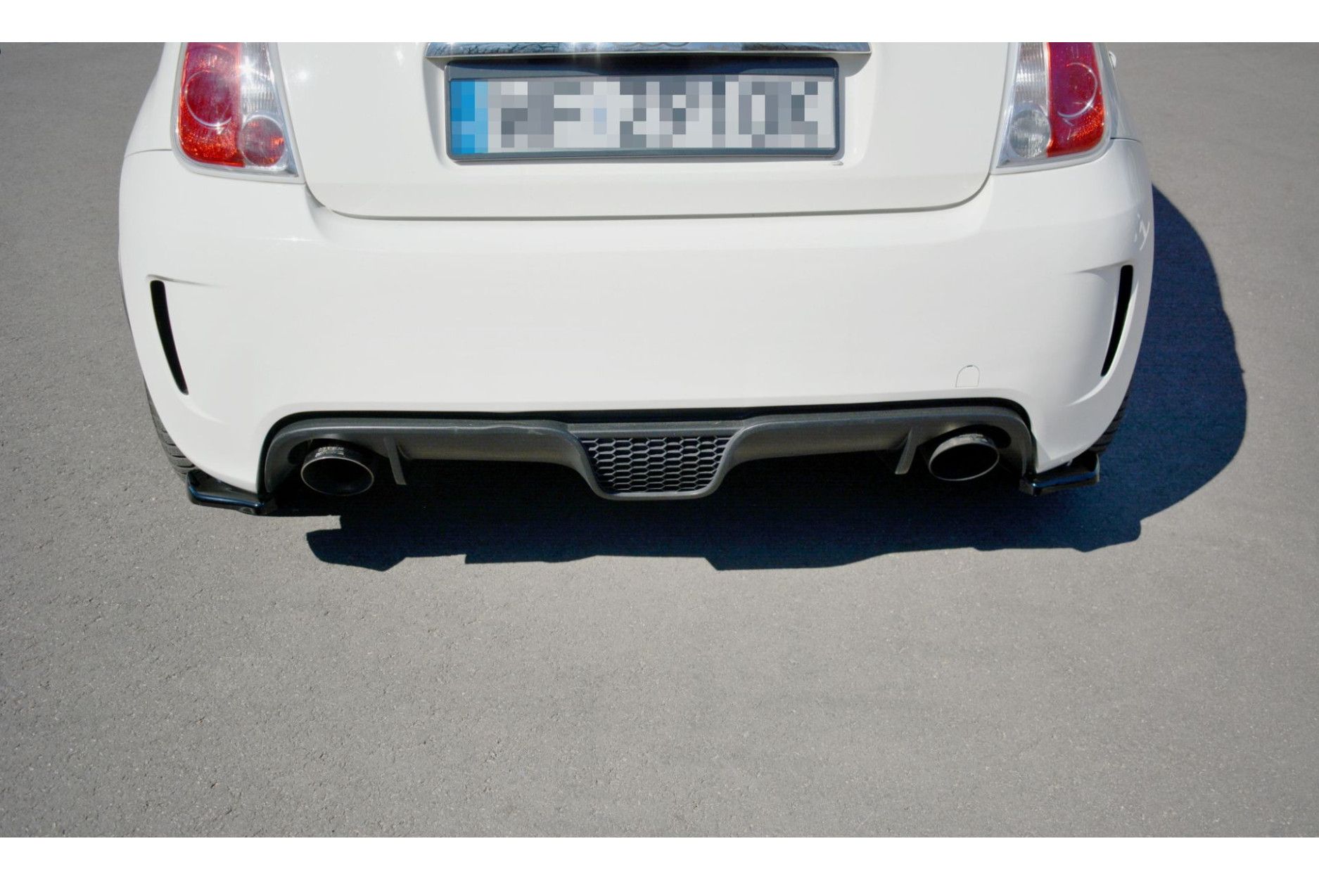 Maxton Design Diffusor Erweiterungen fur Fiat 500 Abarth MK1 schwarz hochglanz online kaufen bei CFD