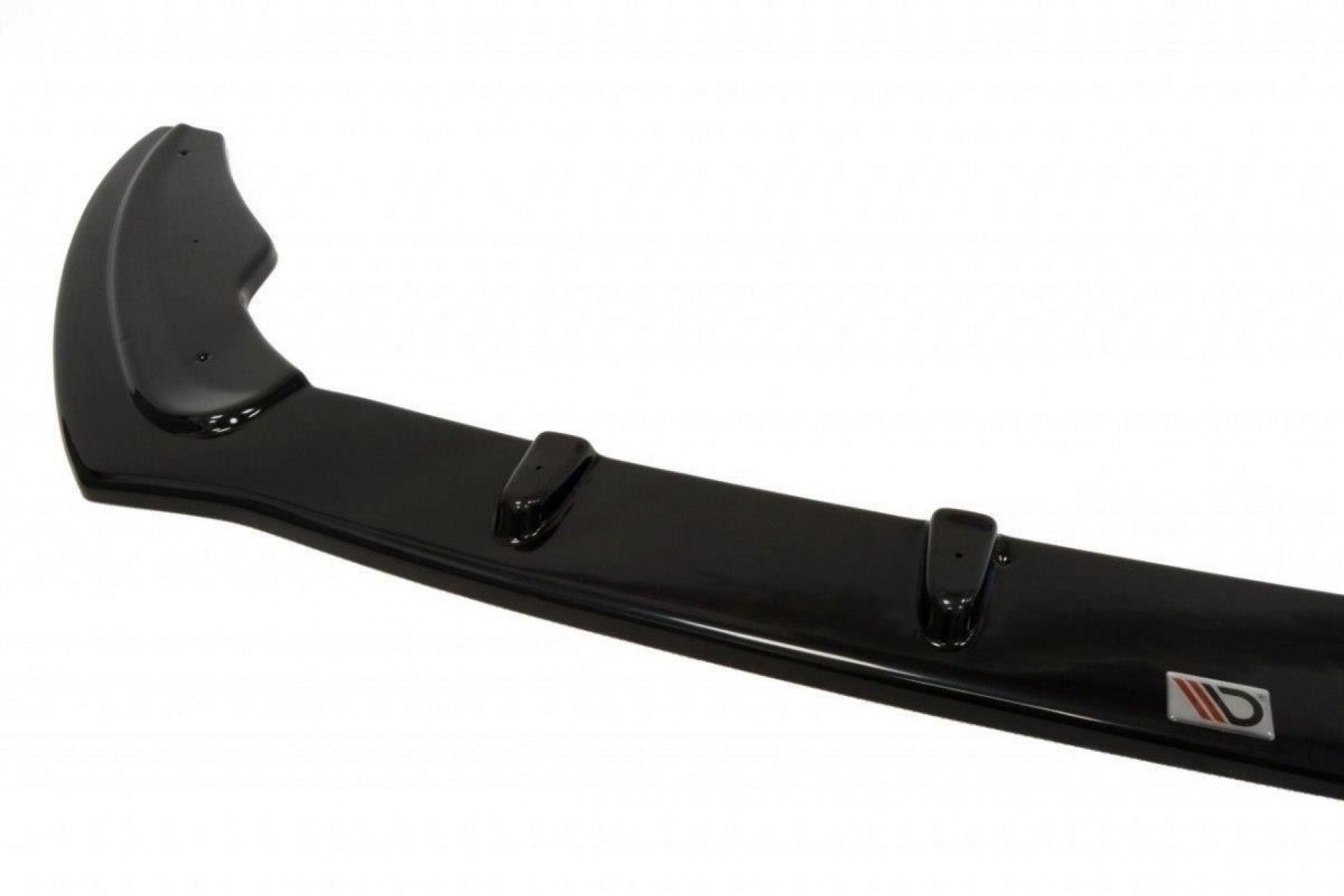 Maxton Design Frontlippe für Ford Fiesta MK7 Facelift schwarz hochglanz (3) 