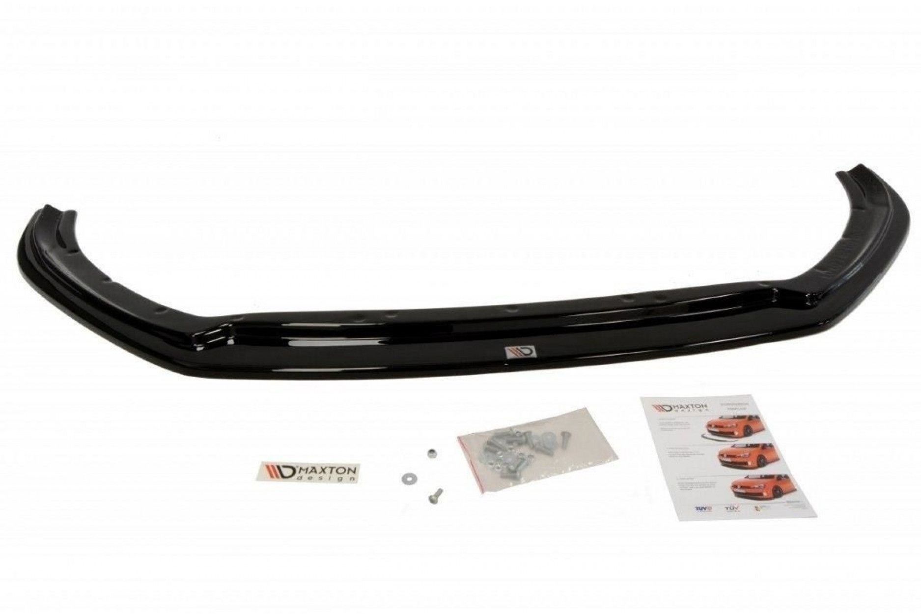 Maxton Design Frontlippe für Ford Focus MK3 RS schwarz hochglanz (5) 