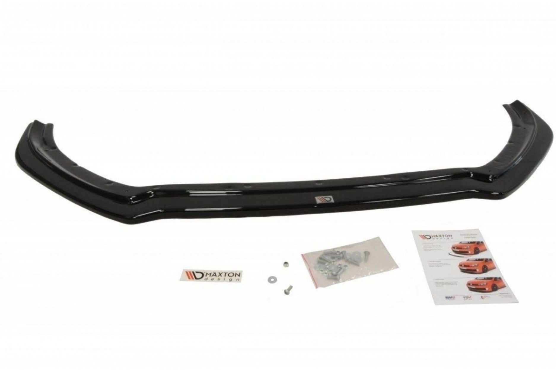 Maxton Design Frontlippe für Ford Focus MK3 RS schwarz hochglanz (5) 
