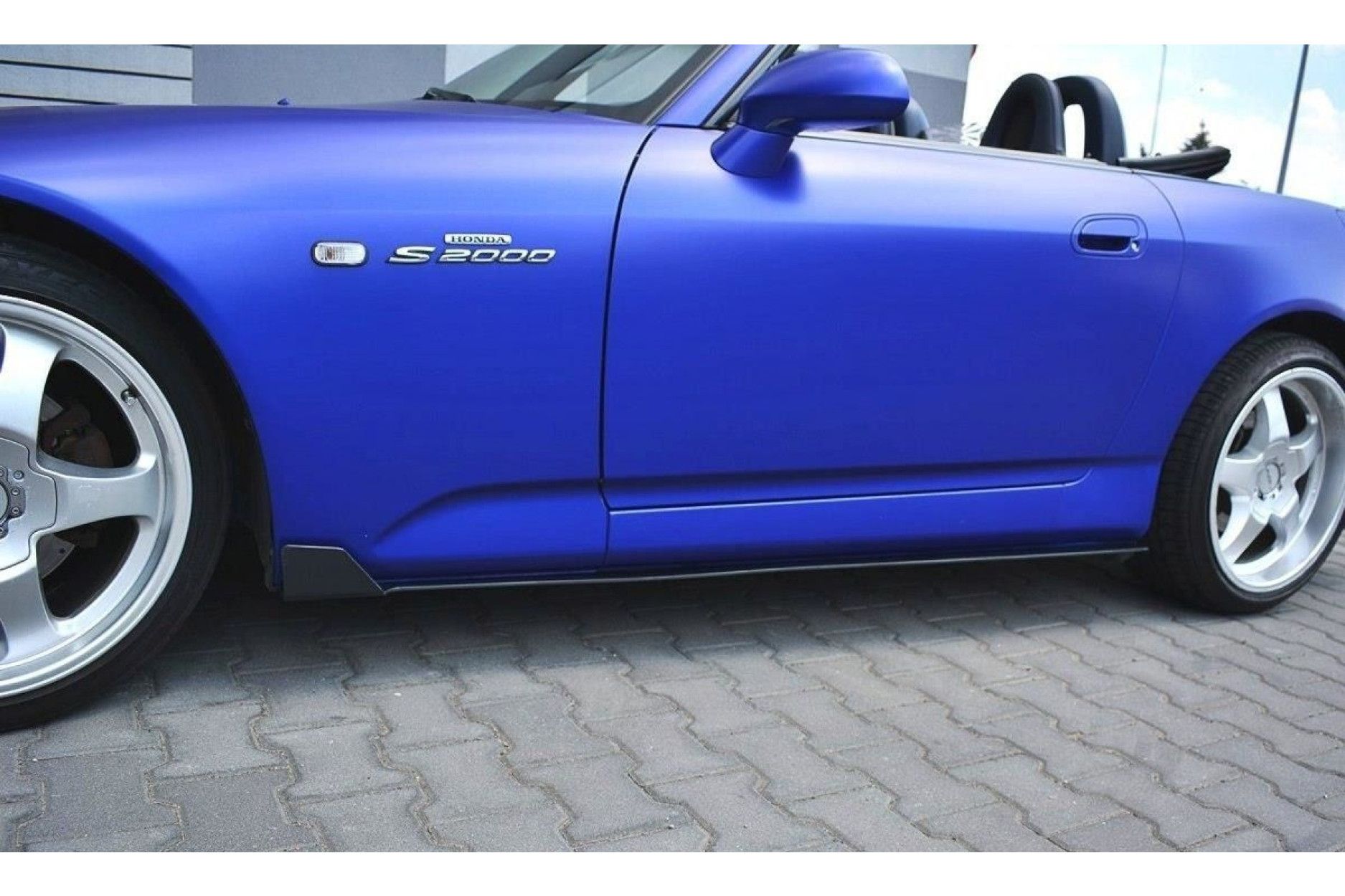 Maxton Design Racing-Seitenschweller für Honda S2000 schwarz unbearbeitet (3) 