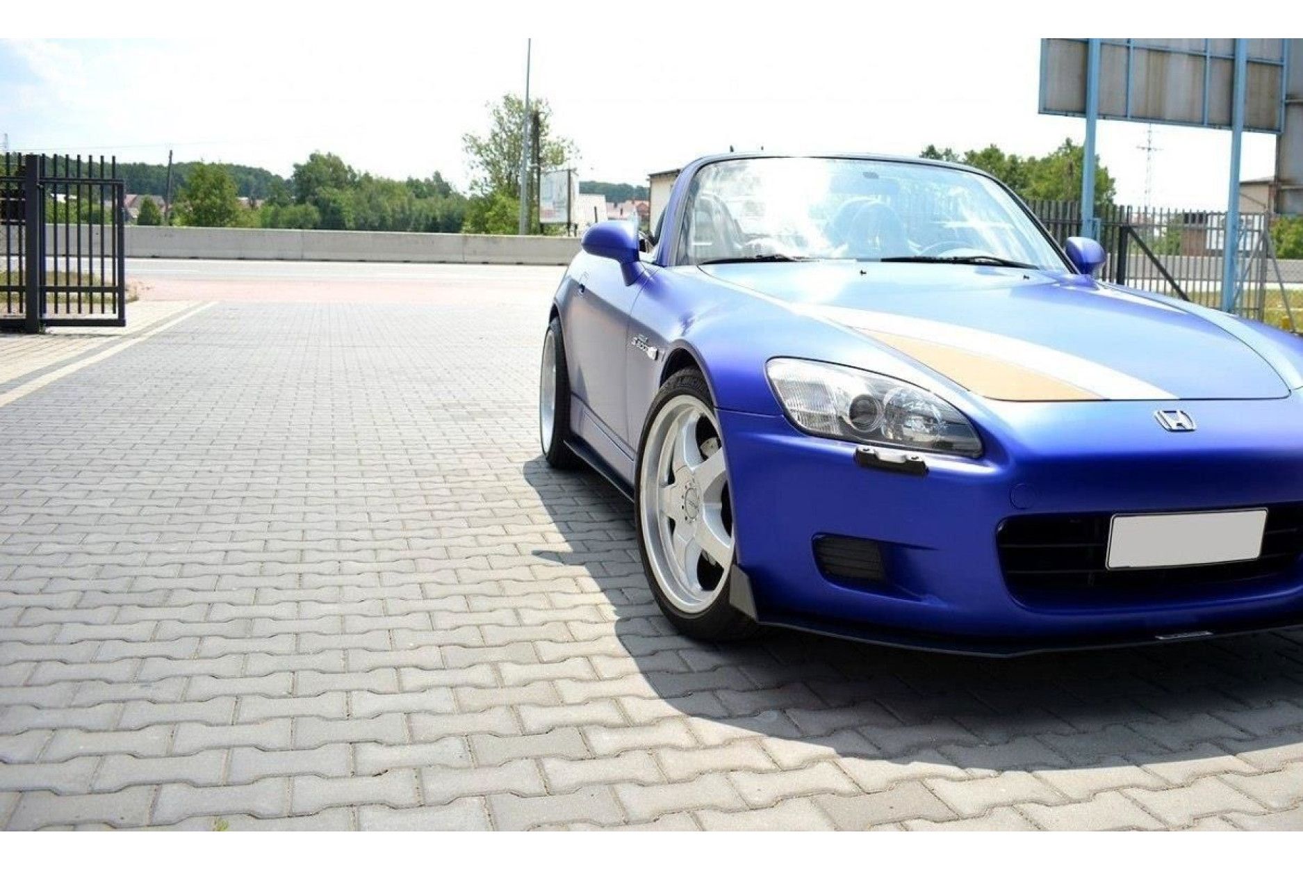 Maxton Design Racing-Seitenschweller für Honda S2000 schwarz unbearbeitet (4) 