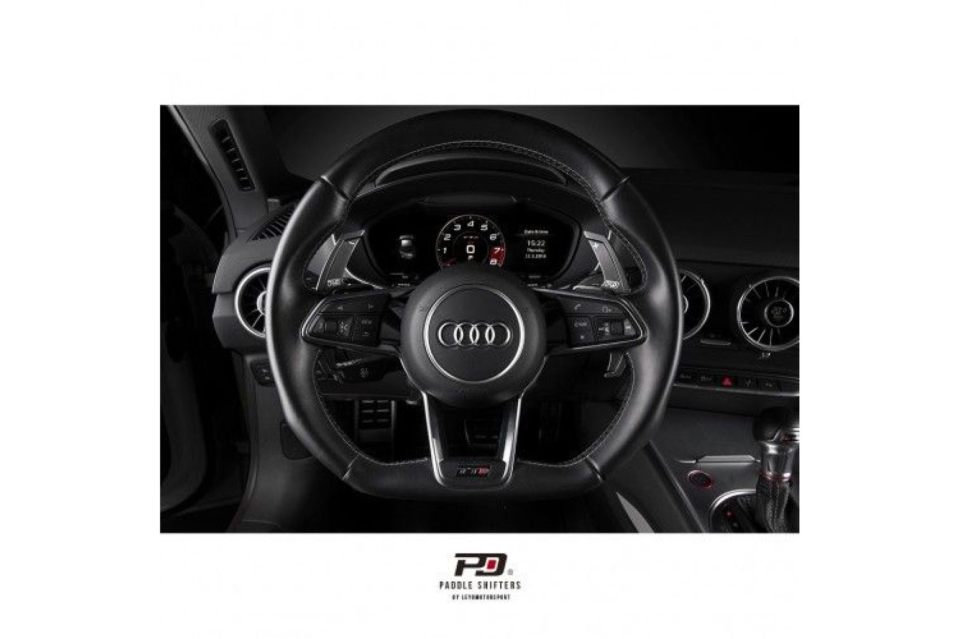 Leyo Aluminium Schaltwippen für Audi S-Tronic V4 (5) 