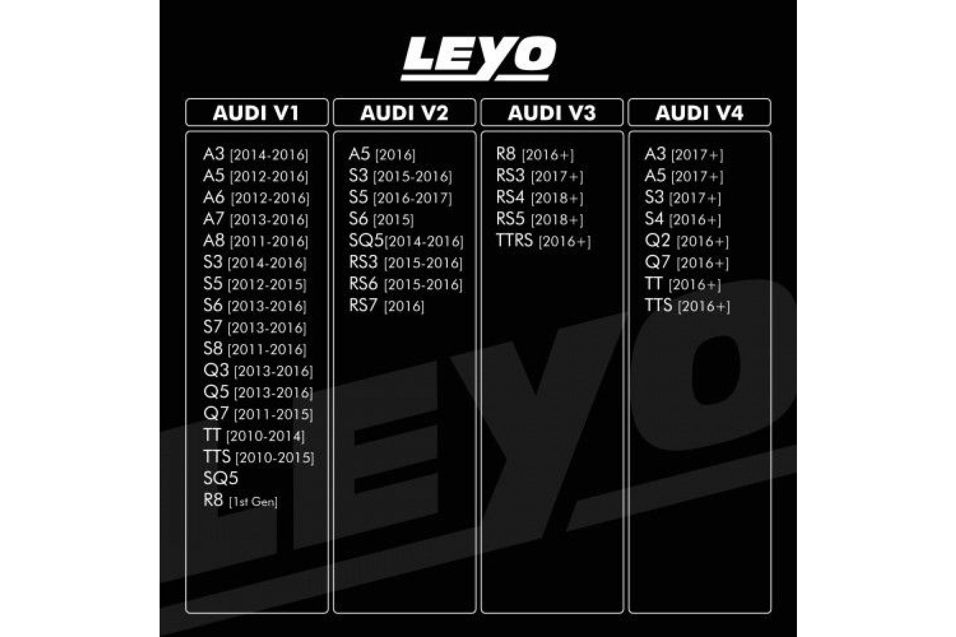 Leyo Aluminium Schaltwippen für Audi S-Tronic V4 - online kaufen