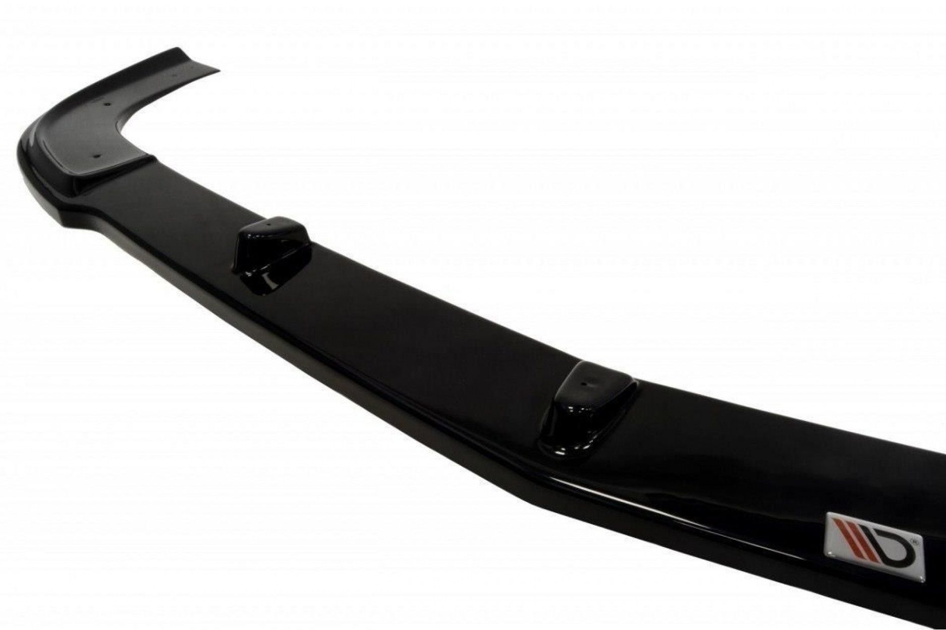 Maxton Design Frontlippe für Mercedes CLS-Klasse C219 schwarz hochglanz (3) 