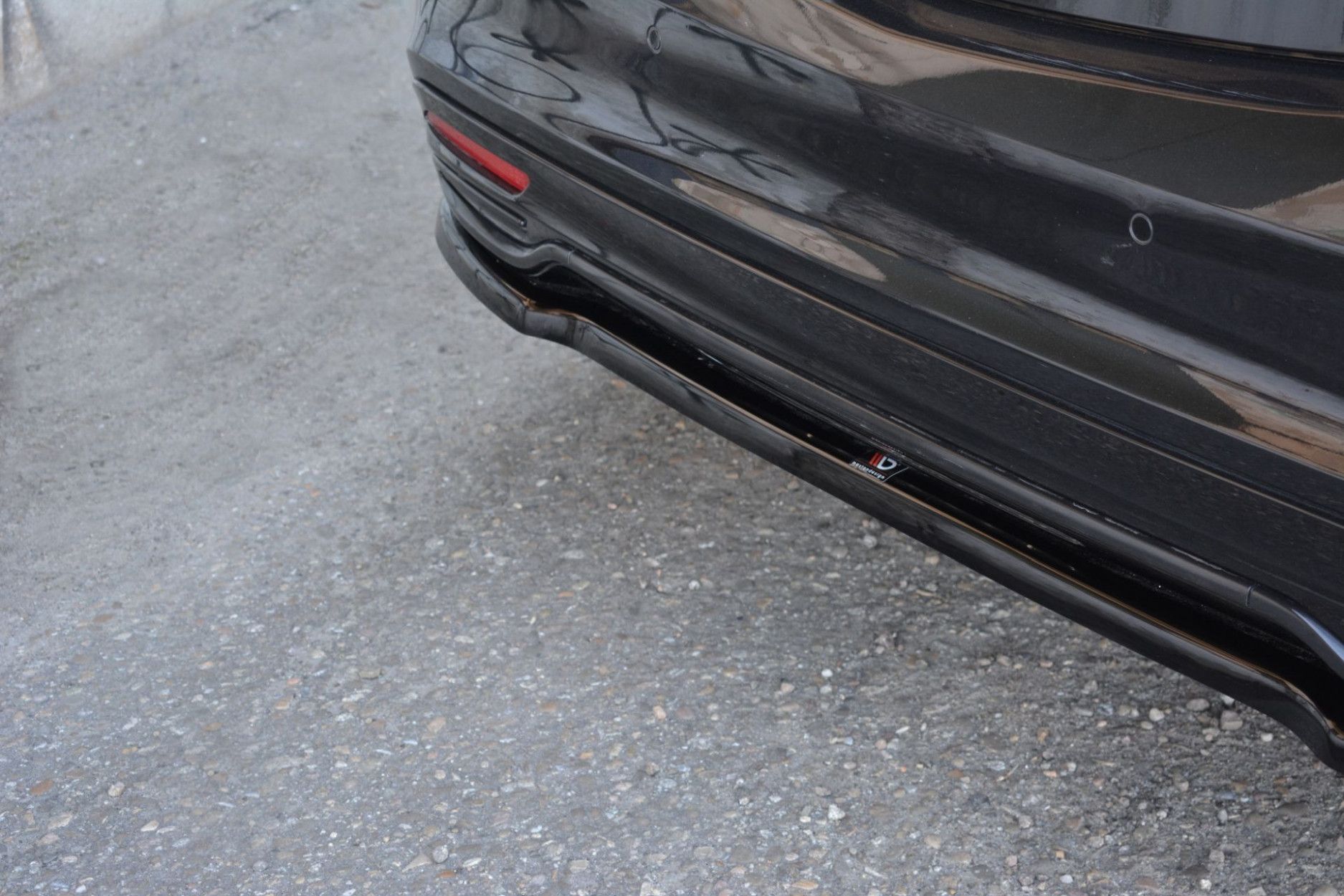 Maxton Design Diffusor für Mercedes S-Klasse W222 AMG-Paket schwarz hochglanz (4) 
