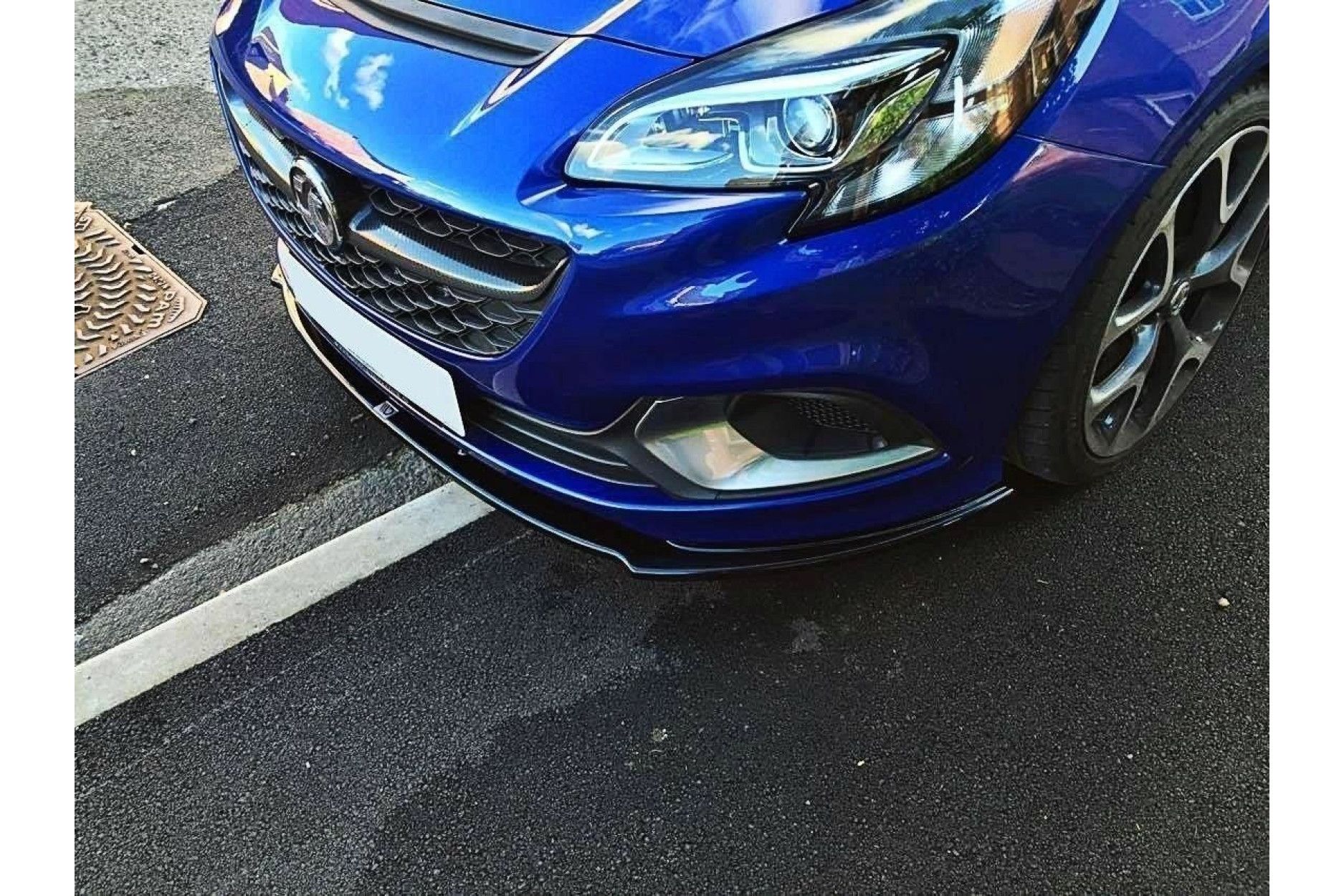 Maxton Design Frontlippe Fur Opel Corsa E Mk5 Opc Schwarz Strukturiert Unbearbeitet Online Kaufen Bei Cfd