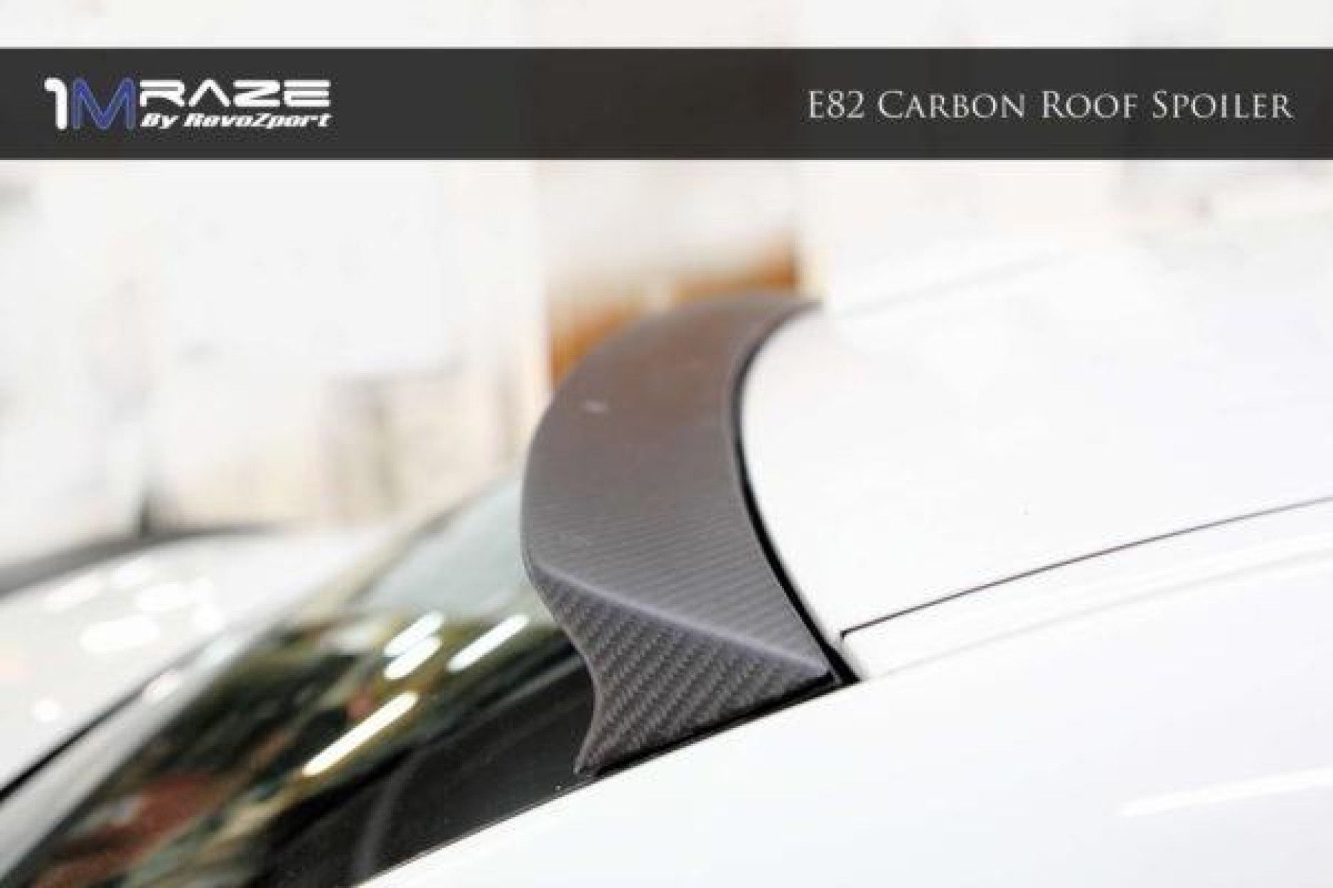 RevoZport Carbon Dachspoiler für BMW 1er E82 1M (3) 