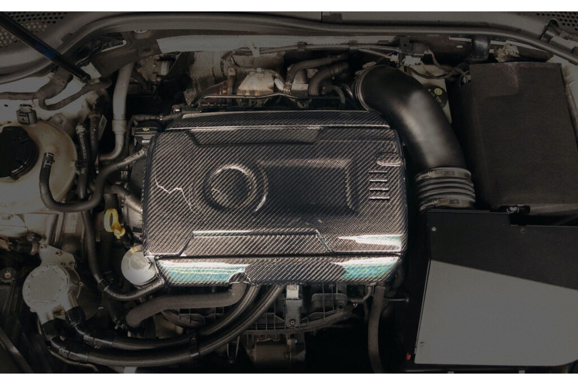 Rysten Design Carbon Motorabdeckung für VW Golf 7 MK7 GTI/R (2) 
