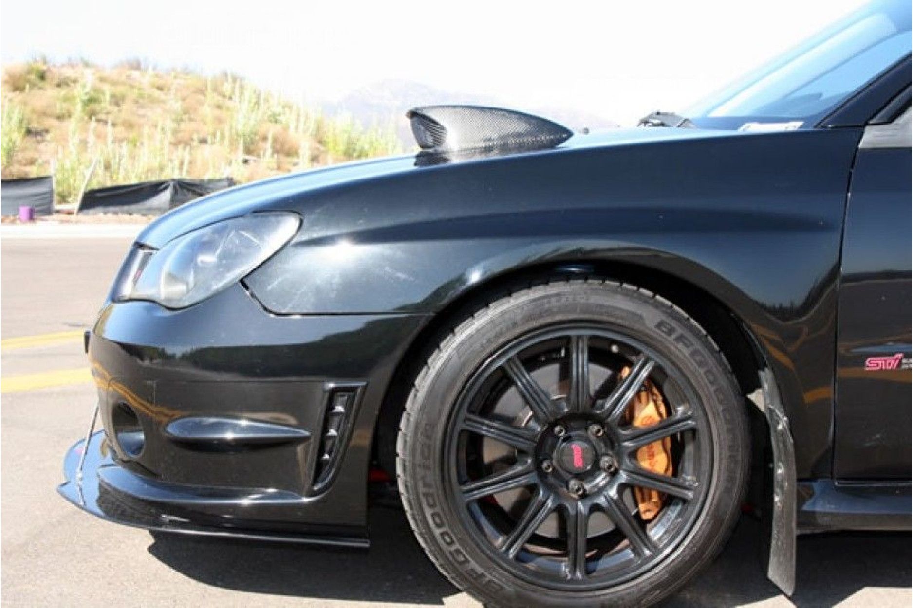 Seibon Carbon Lufteinlässe für Subaru 2006 - 2007 Motorhauben Lufteinlass Ramair STI-Style (5) 