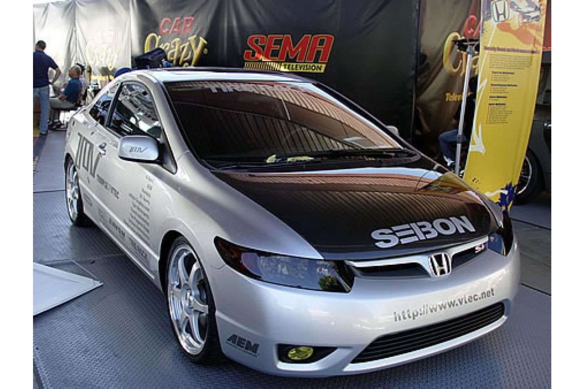 Seibon Carbon Motorhaube für Honda Civic FG1|FG2 2006 - 2010 2D MG-Style (4) 