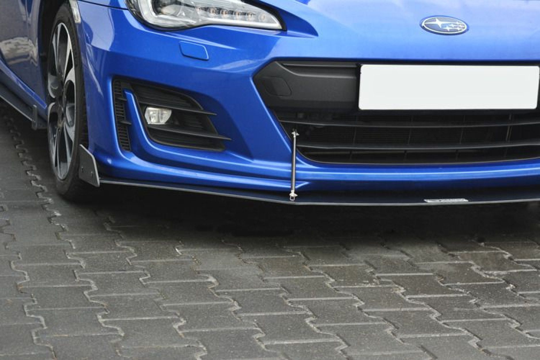 Maxton Design Racing-Frontlippe für Subaru BRZ MK1 Facelift schwarz unbearbeitet (3) 