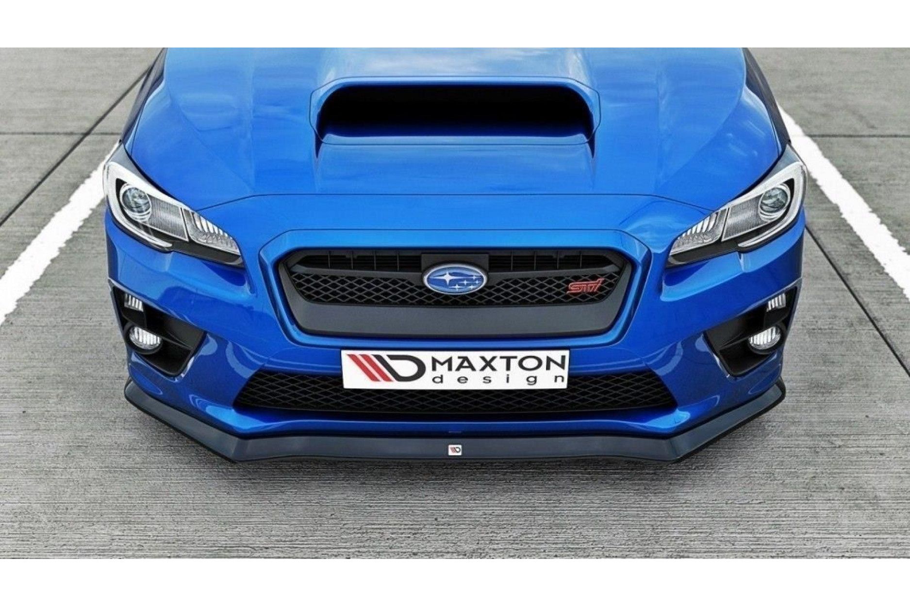 Maxton Design Frontlippe fur Subaru Impreza MK4 WRX STI schwarz hochglanz online kaufen bei CFD