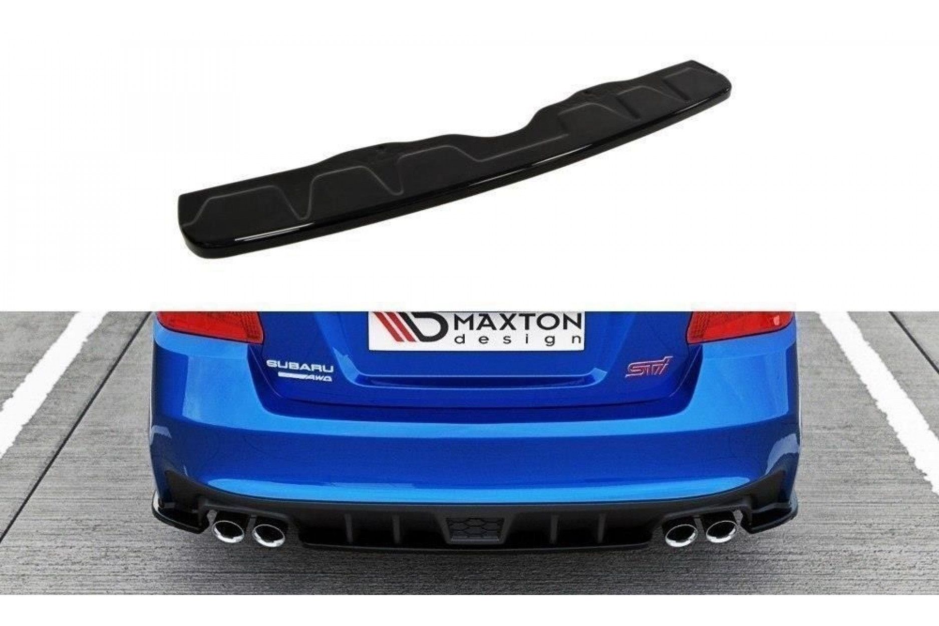 Maxton Design Diffusor für Subaru Impreza MK4 WRX|STI schwarz hochglanz