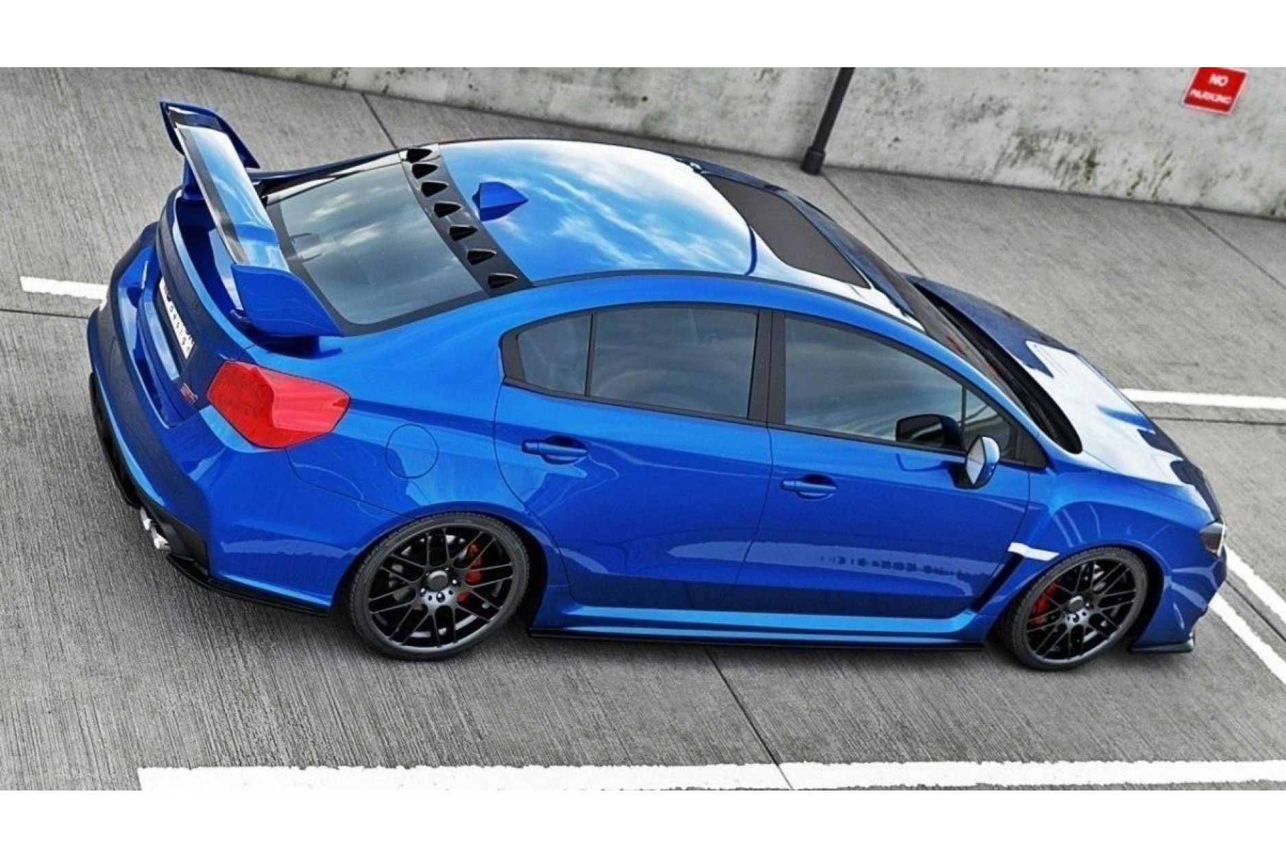 Maxton Design Seitenschweller für Subaru Impreza MK4 WRX|STI schwarz hochglanz (2) 