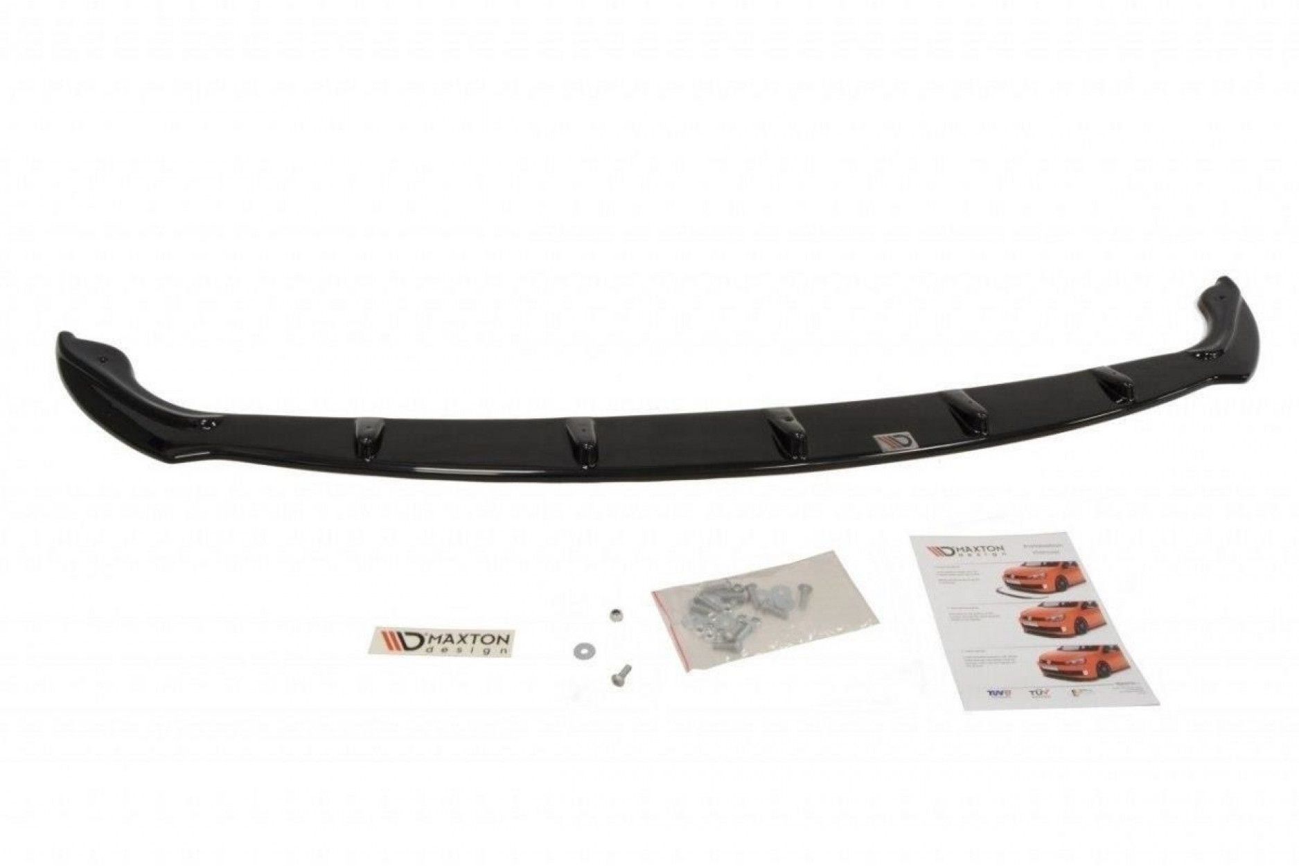 Maxton Design Frontlippe für Toyota Aygo MK1 Vorfacelift schwarz hochglanz (2) 