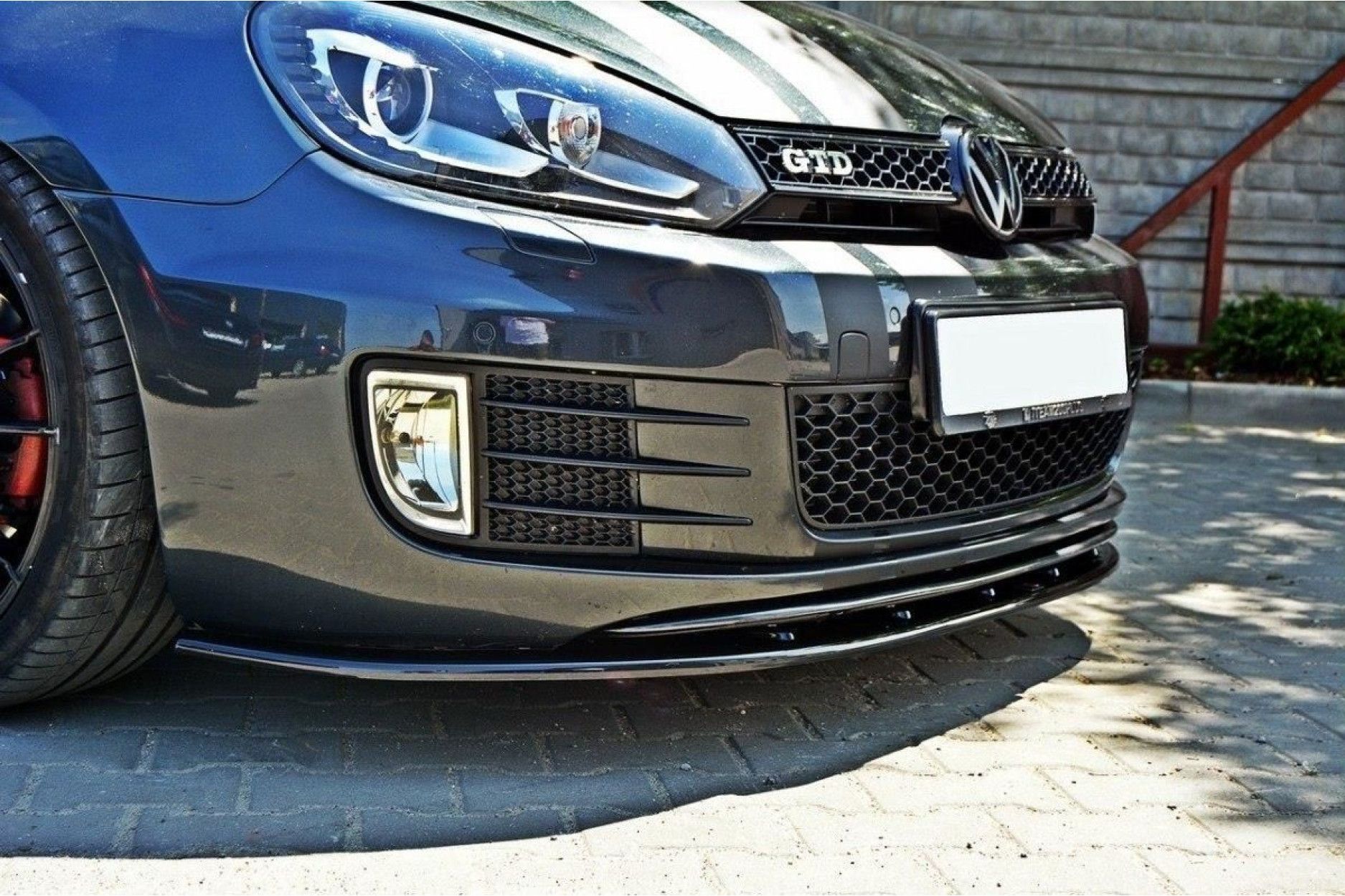 Maxton Design Frontlippe für Volkswagen Golf MK6Golf 6 GTI schwarz  hochglanz - online kaufen bei CFD