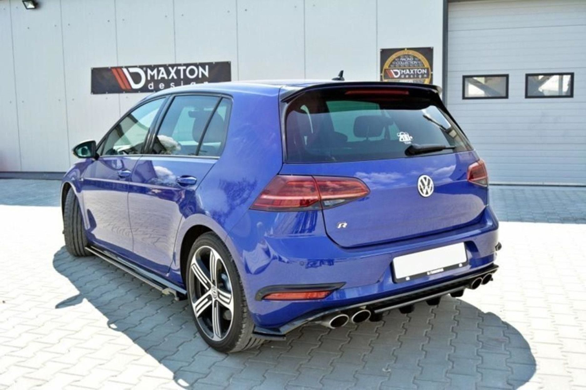 Maxton Design Diffusor Fur Volkswagen Golf Mk7 Golf 7 R Facelift Schwarz Hochglanz Online Kaufen Bei Cfd