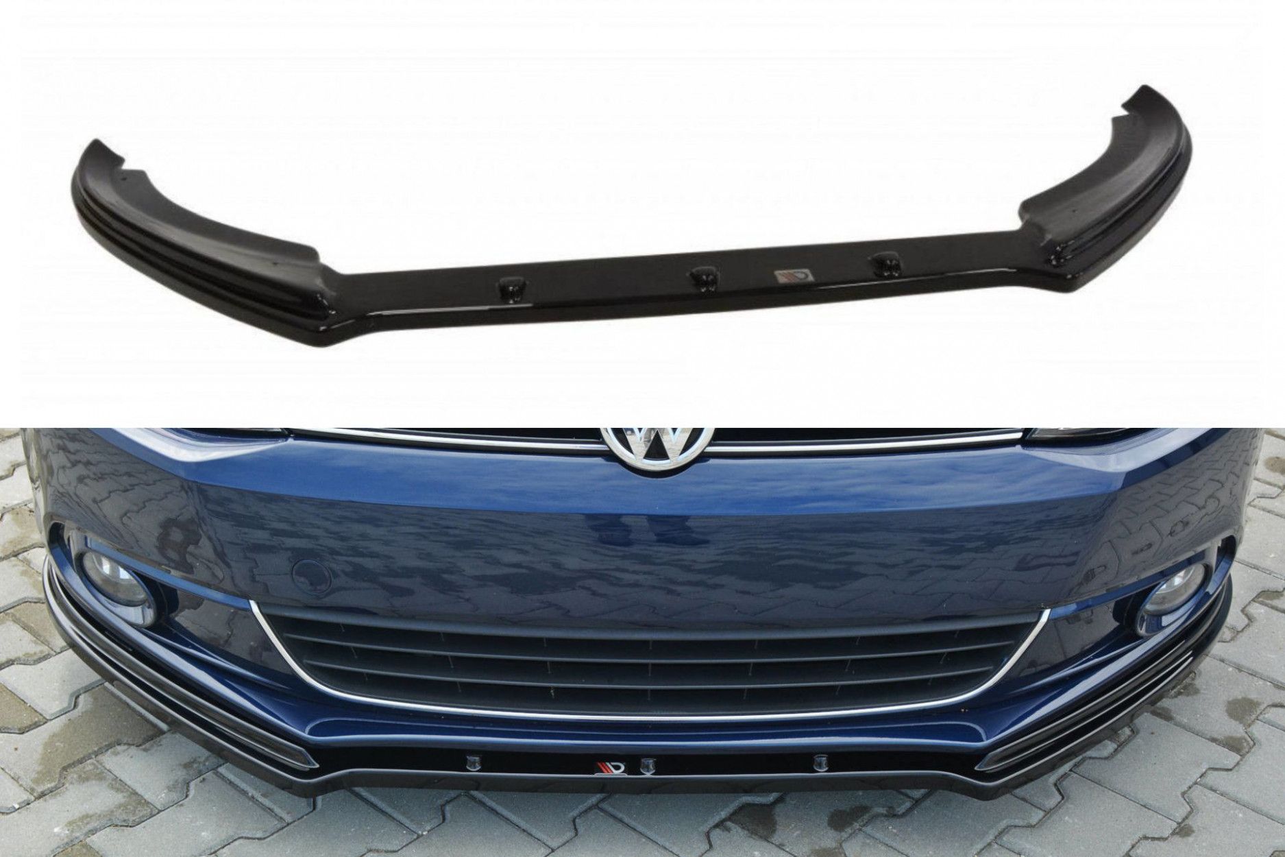 Maxton Design Frontlippe für Volkswagen Jetta MK6 schwarz hochglanz