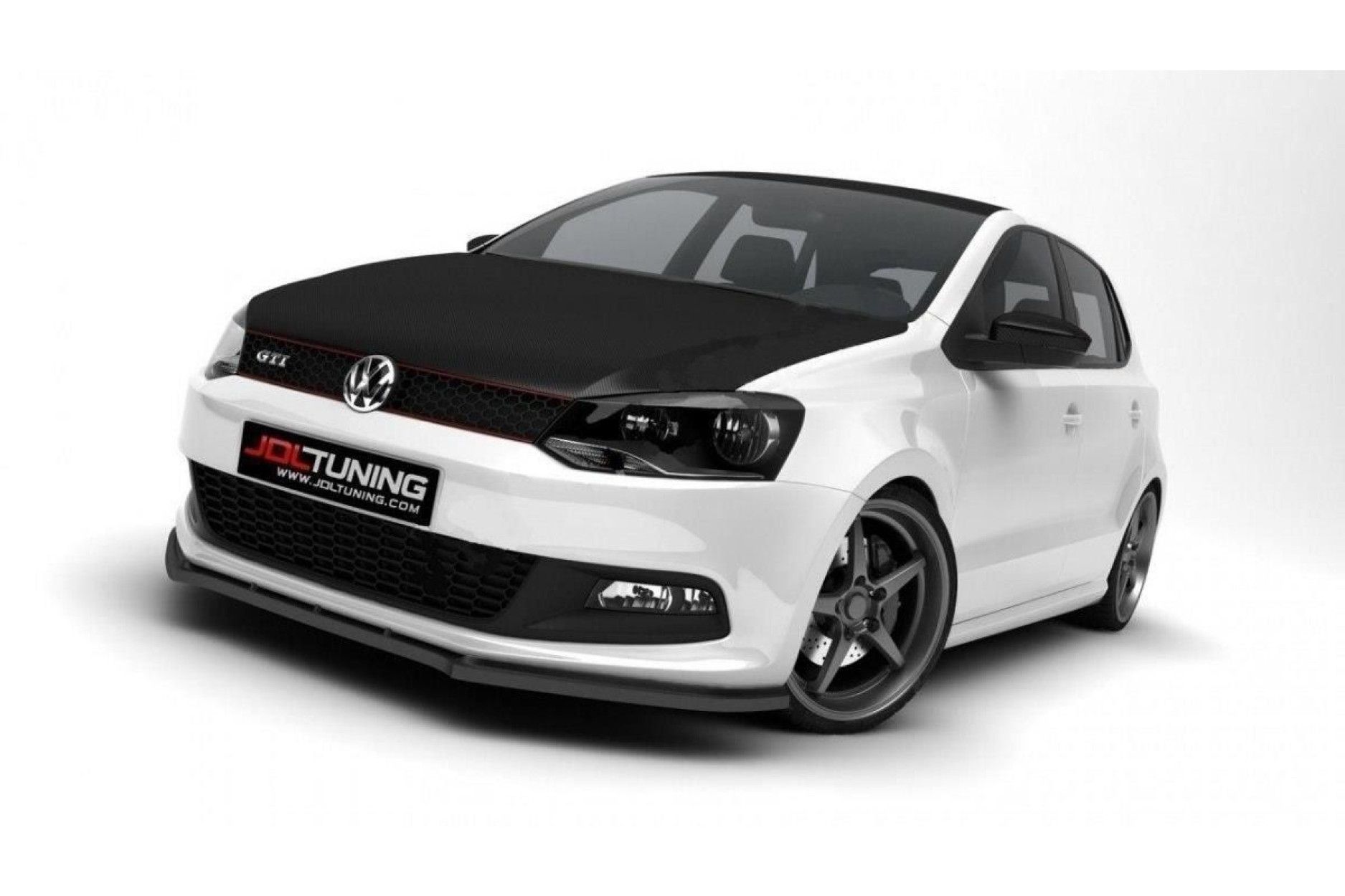 Maxton Design Frontlippe Fur Volkswagen Polo 6r Gti Schwarz Strukturiert Unbearbeitet Online Kaufen Bei Cfd