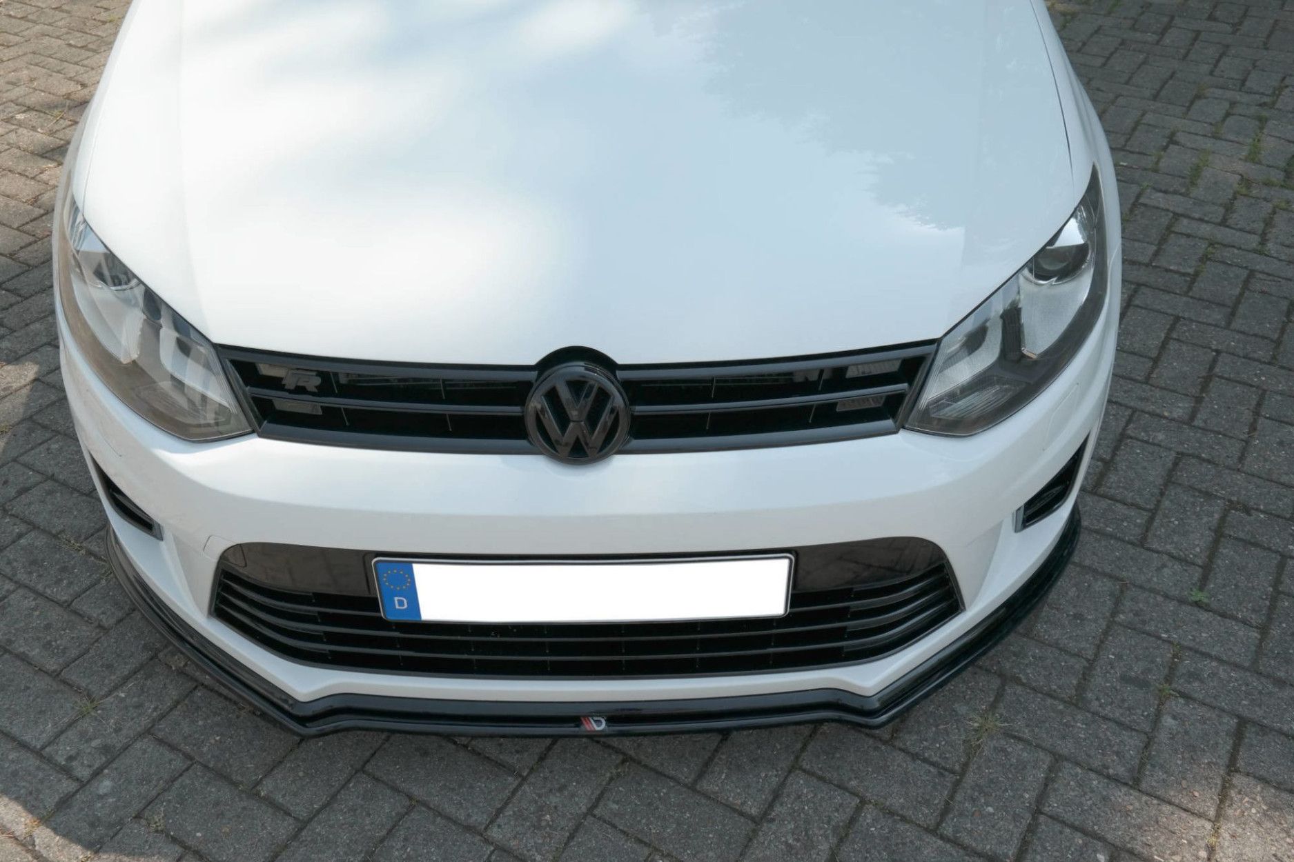 Maxton Design Frontlippe für Volkswagen Polo 6R R WRC schwarz hochglanz -  online kaufen bei CFD
