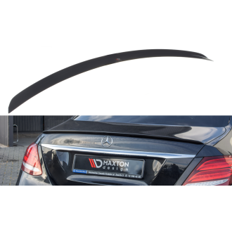 Maxtondesign Spoiler für Mercedes Benz E-Klasse W213 AMG-Paket Limousine schwarz hochglanz