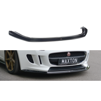 Maxtondesign Frontlippe V.1 für Jaguar F-Type schwarz hochglanz