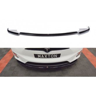 Maxtondesign Frontlippe V.1 für Tesla Model X schwarz hochglanz