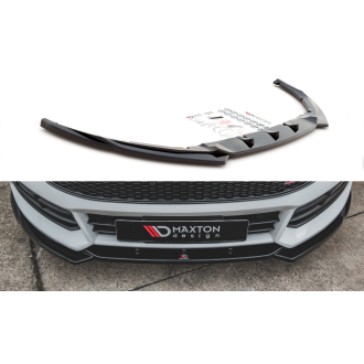 Maxtondesign Frontlippe V.5 für Ford Focus MK3 ST Facelift schwarz hochglanz