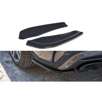 Maxtondesign Diffusor Erweiterung li/re für BMW X4 G02 mit M-Paket schwarz hochglanz