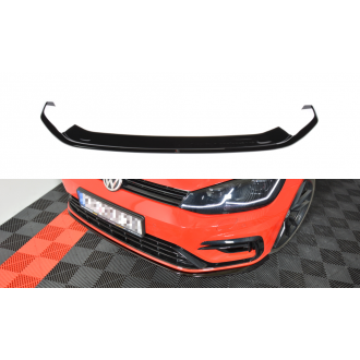 Maxtondesign Frontlippe V.7 für Volkswagen Golf MK7|Golf 7 R Facelift schwarz hochglanz