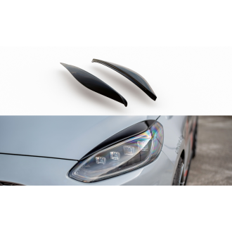 Maxtondesign Scheinwerferblenden für Ford Fiesta MK8 ST|ST-Line schwarz hochglanz