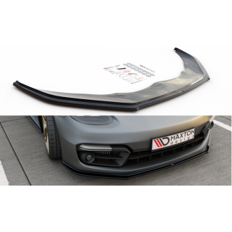 Maxtondesign Frontlippe für Porsche Panamera 971 Turbo|GTS schwarz hochglanz