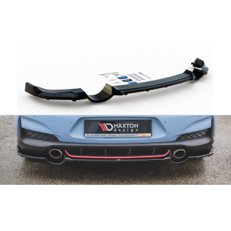 Maxtondesign Diffusor Mit Balken für Hyundai I30N MK3 Schrägheck schwarz hochglanz