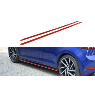 Maxtondesign Seitenschweller für Volkswagen Golf MK7|Golf 7 R Facelift schwarz hochglanz