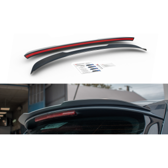 Maxtondesign Spoiler für SEAT Leon MK3 Cupra Kombi Facelift schwarz strukturiert