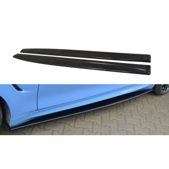 Maxtondesign Seitenschweller für BMW 4er F82 M4 schwarz hochglanz