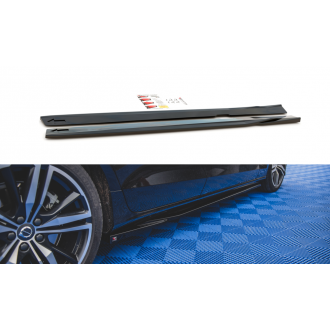 Maxtondesign Seitenschweller V.1 für Volvo S60 MK3 R-Design schwarz hochglanz