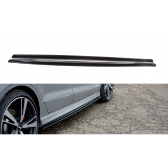 Maxtondesign Seitenschweller für Audi RS3 8V.2 Limousine Facelift schwarz hochglanz