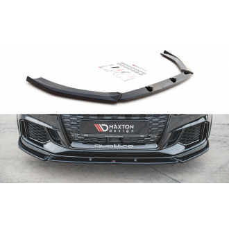 Maxtondesign Frontlippe V.4 für Audi RS3 8V.2 Facelift schwarz hochglanz