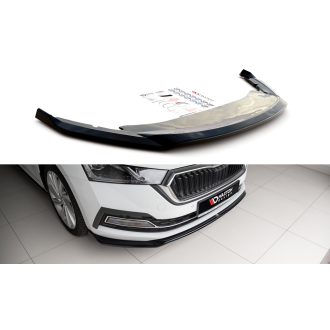 Maxtondesign Frontlippe für Skoda Octavia MK4 schwarz hochglanz