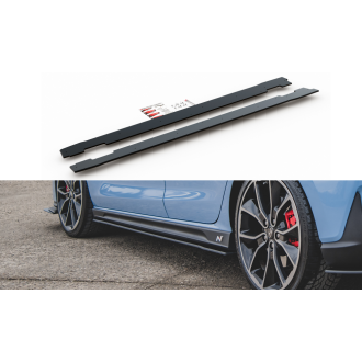 Maxtondesign Seitenschweller für Hyundai I30N MK3 Schrägheck Racing schwarz